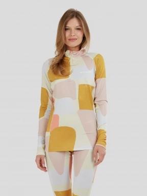 Fundango Yade II Baselayer Top damski koszulka bieliźniana wielokolorowy 1