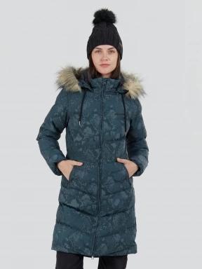 Fundango Puppis Padded Jacket damski kurtka zimowa zielony 1