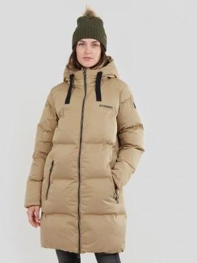 Fundango Vanessa Padded Jacket damski kurtka zimowa brąz 1