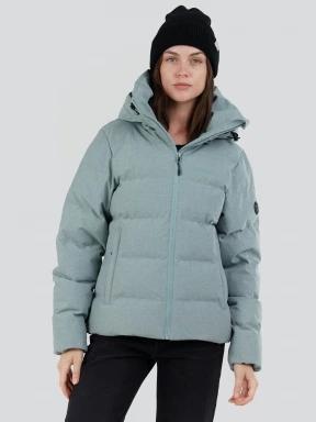 Fundango Mirabelle Padded Jacket damski pikowana kurtka przejściowa zielony 1