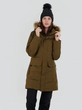 Fundango Georgina Parka Jacket damski kurtka zimowa oliwka 1