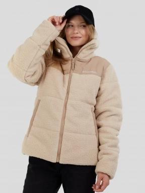 Fundango Nukka Padded Jacket damski pikowana kurtka przejściowa piasek 1