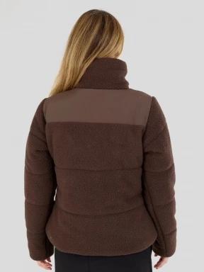 Fundango Nukka Padded Jacket damski pikowana kurtka przejściowa brąz 3