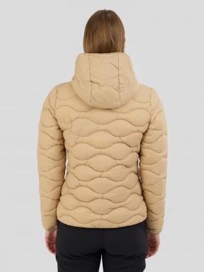 Fundango Vinke Padded Jacket damski pikowana kurtka przejściowa żółty 3