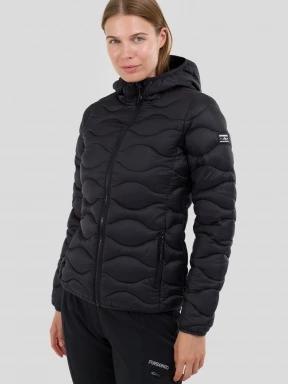 Fundango Vinke Padded Jacket damski pikowana kurtka przejściowa czarny 1