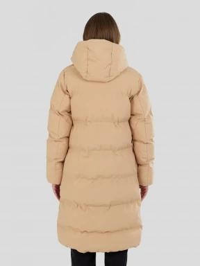 Fundango Cosycoat Long Padded Jacket damski pikowana kurtka zimowa żółty 3