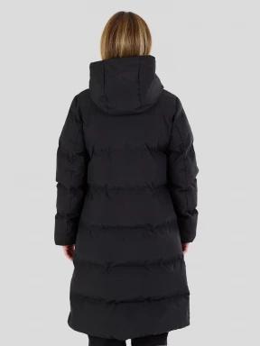 Fundango Cosycoat Long Padded Jacket damski pikowana kurtka zimowa czarny 3