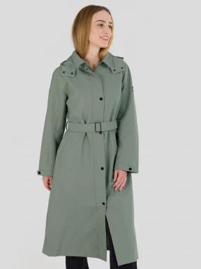 Fundango Brighton Trenchcoat damski prochowiec zielony 1
