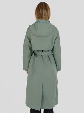 Fundango Brighton Trenchcoat damski prochowiec zielony 3