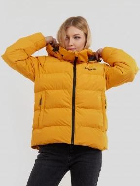 Fundango Amber Padded Jacket damski kurtka wyjściowa żółty 1