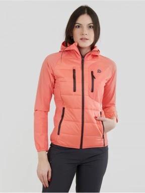 Fundango Mina Hybrid jacket damski kurtka softshell pomarańczowy 1