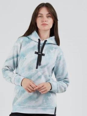 Fundango Challenger Pullover damski sweter z kapturem jasnoniebieski 1