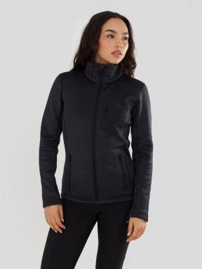 Fundango Antilles Melange Jacket damski bluza z polaru czarny 1