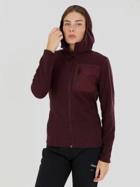 Fundango Nigata Full Zip Hoodie damski hybrydowa warstwa pośrednia fiolet 1