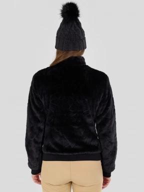 Fundango Marigold Shearling Jacket damski hybrydowa warstwa pośrednia czarny 3