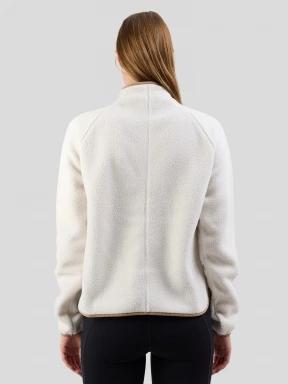 Fundango Roselake Pile Jacket damski bluza z polaru biały 3