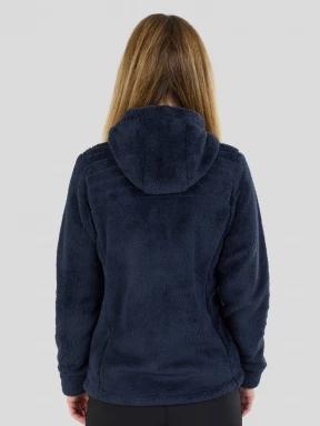 Fundango Zealand Plush Pile Jacket damski bluza z polaru ciemnoniebieski 3