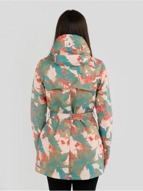 Fundango Regina Waterproof Trench Jacket damski plaszcz przeciwdeszczowy różowy 3