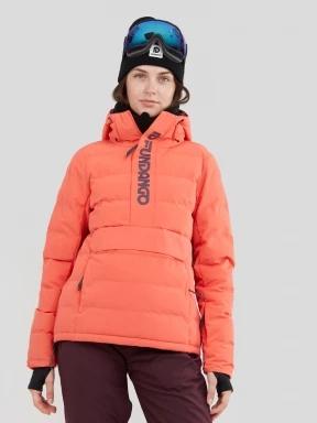 Fundango Everett Padded Anorak damski kurtka narciarska czerwony 1