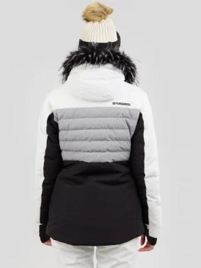 Fundango Salina Padded Jacket damski pikowana kurtka narciarska biały 3