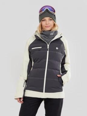 Fundango Medina Padded Jacket damski pikowana kurtka narciarska czarny 1