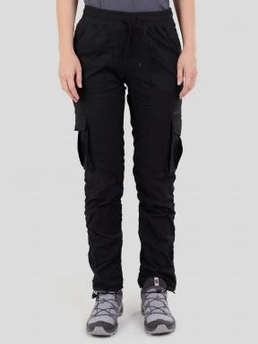 Fundango Finley Cargo Pants damski spodnie turystyczne czarny 1
