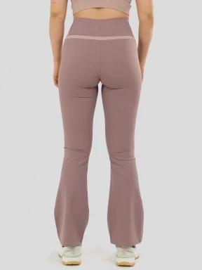 Fundango Flare Leggings damski leggingsy brąz 3