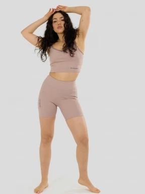 Fundango Nash Short Leggings damski spodnie na rower różowy 1