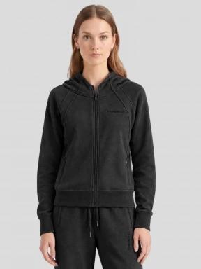 Fundango Coreline Full-Zip Sweater damski sweter z kapturem czarny 1