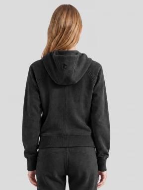 Fundango Coreline Full-Zip Sweater damski sweter z kapturem czarny 3