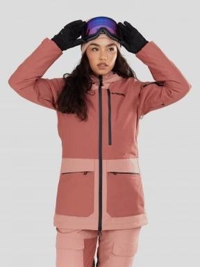 Fundango Poplar ECO Jacket damski kurtka narciarska różowy 1