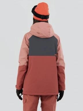 Fundango Birch ECO Logo Anorak damski kurtka różowy 3