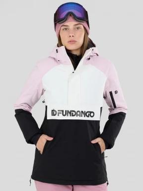 Fundango Birch ECO Logo Anorak damski kurtka fiolet 1
