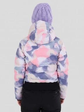 Fundango Zina Padded Jacket damski pikowana kurtka narciarska różowy 3