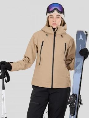 Fundango Nankin ECO 3L Jacket damski kurtka przeciwdeszczowa piasek 1