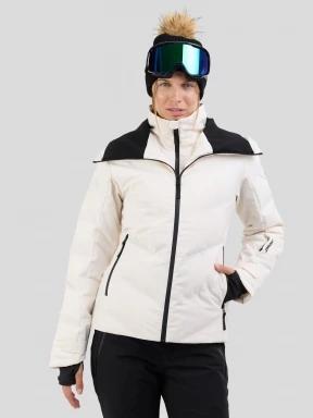 Fundango Moira Padded Jacket damski pikowana kurtka narciarska piasek 1