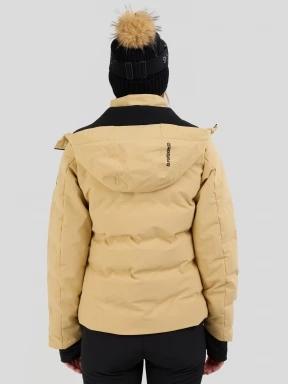 Fundango Moira Padded Jacket damski pikowana kurtka narciarska piasek 3