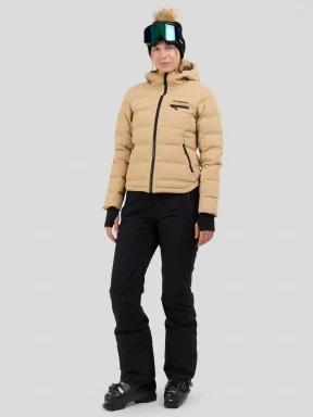 Fundango Rodney Padded Jacket damski pikowana kurtka narciarska piasek 3