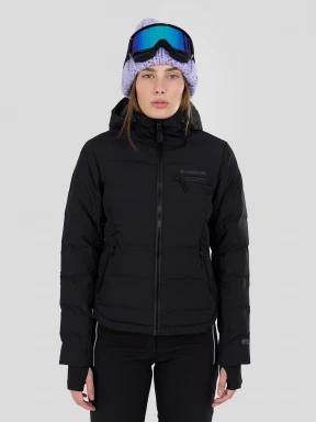 Fundango Rodney Padded Jacket damski pikowana kurtka narciarska czarny 1