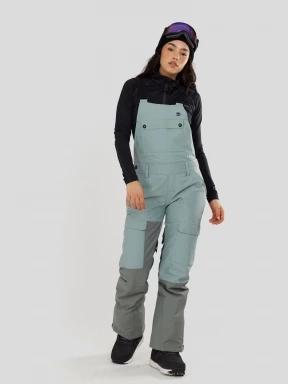 Fundango Sakura ECO Bib Pants damski spodnie narciarskie zielony 1