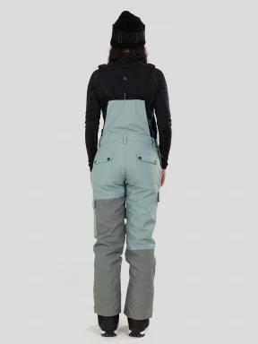 Fundango Sakura ECO Bib Pants damski spodnie narciarskie zielony 3