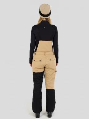 Fundango Sakura ECO Bib Pants damski spodnie narciarskie piasek 3
