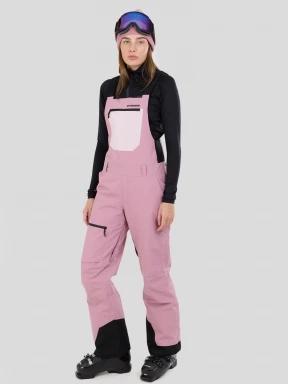 Fundango Shelby ECO 3L Bib Pants damski spodnie narciarskie różowy 3