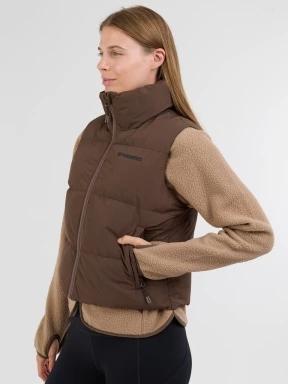 Fundango Keira Padded Vest damski kamizelka brąz 1