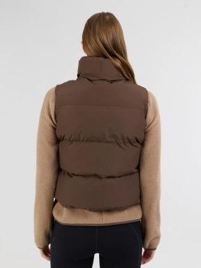 Fundango Keira Padded Vest damski kamizelka brąz 3