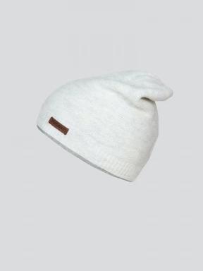 Fundango Nara Beanie damski czapka robiona na drutach biały 1