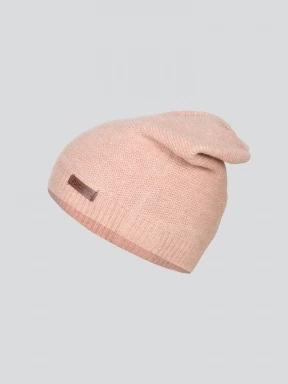 Fundango Nara Beanie damski czapka robiona na drutach różowy 1