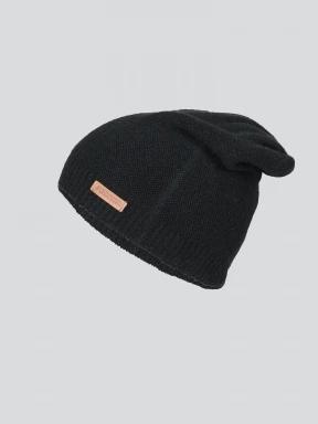 Fundango Nara Beanie damski czapka robiona na drutach czarny 1