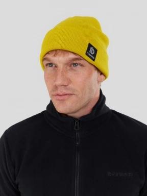 Fundango Nahu Beanie czapka robiona na drutach żółty 3
