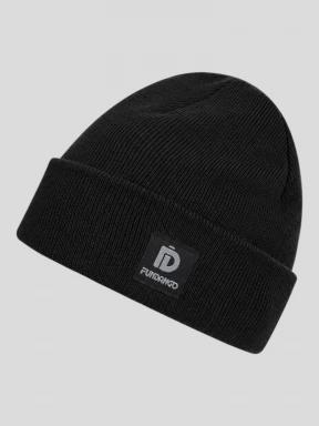 Fundango Nahu Beanie czapka robiona na drutach czarny 1